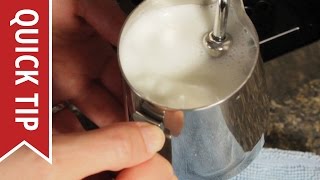 How to AutoFroth Milk for Lattes [upl. by Hamel]