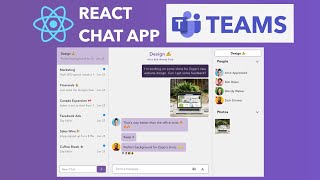 Chat Application using React JS  Build and Deploy a Chat App in 1 Hour Microsoft Teams [upl. by Sardella317]