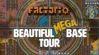 FACTORIO  Beautiful Mega Base Tour [upl. by Morry623]