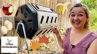 How To Use A Compost Tumbler For Beginners [upl. by Kristof]