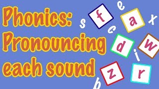 English Letter Pronunciation  Phonics [upl. by Reynard]