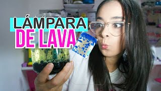 ¿Cómo hacer una LÁMPARA DE LAVA 🧪 Experimento casero [upl. by Frazer982]