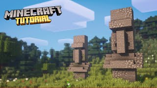 Minecraft  How to build a Villager Statue  Tutorial [upl. by Luapnaes378]