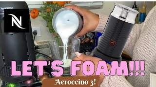 How To Foam Milk With Aeroccino 3 Make Coffee With Foam Tips amp Tricks  Easy Foamed Latte Recipe [upl. by Suivatco963]