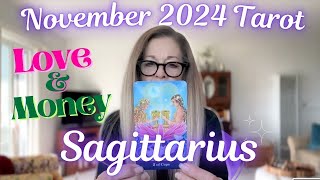 Sagittarius Love amp Money Tarot Reading November 2024 [upl. by Neila]