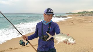 Surf Fishing In Cabo San Lucas Mexico Part 1 [upl. by Ttirb]