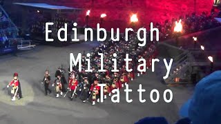 EDINBURGH TATTOO 2019 MASSED PIPES AND DRUMS [upl. by Earezed]