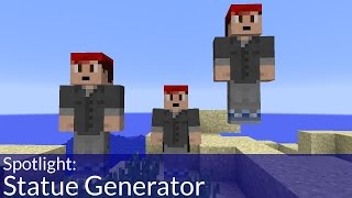 Statue Generator in Vanilla Minecraft [upl. by Shrier]