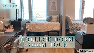 NEW BUILDING DORM ROOM TOUR  Delaware State University [upl. by Orth480]