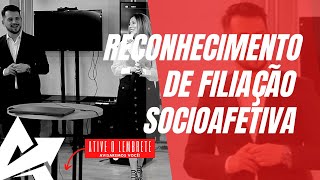 DIREITO DE FAMÍLIA Reconhecimento de filiação socioafetiva [upl. by Ardni]