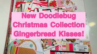 New DoodleBug Christmas Collection Gingerbread Kisses Come See [upl. by Nivre]