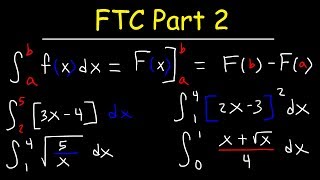 Fundamental Theorem of Calculus Part 2 [upl. by Atikin]