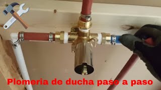 Como instalar un GRIFO DE DUCHA😅🚿 [upl. by Eisteb235]