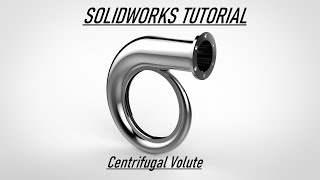 Solidworks tutorial  Design Volute Casing [upl. by Katinka641]