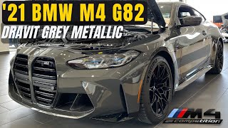 2021 BMW M4 Competition Individual Dravit Grey Metallic [upl. by Torr]