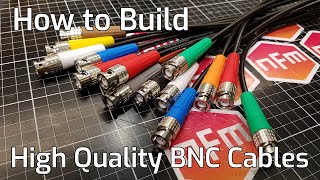 How to crimp high quality BNC Connectors [upl. by Quintin]