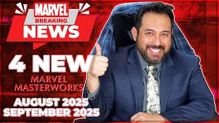 BREAKING NEWS 4 New Marvel Masterworks August  September 2025 [upl. by Anama]