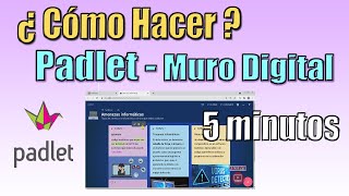 como hacer un padlet [upl. by Hairacaz]