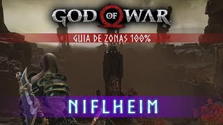 God of War Guia de Zonas 100  Niflheim [upl. by Aleehs]