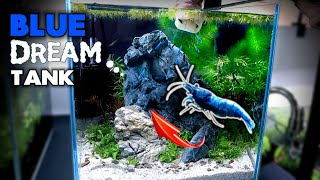 Aquascape Tutorial BLUE DREAM SHRIMP Nano Cube How To Planted Aquarium Step By Step Setup [upl. by Bandur268]