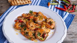 Gambas al Ajillo fokhagymás garnéla recept [upl. by Gustafson]