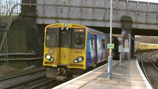 Half an Hour at 216  Birkenhead North Station 1022017  Class 507 508 terminus [upl. by Euqinor]