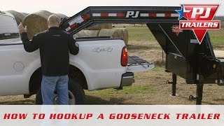 How to Hook Up a Gooseneck Trailer [upl. by Daza]