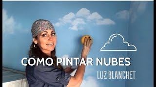 COMO PINTAR NUBES [upl. by Aivilys407]