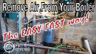 How To Purge Air From Your Hot Water Heating System The Easy Way [upl. by Chiquita293]