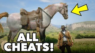 ALL CHEAT CODES for Red Dead Redemption 2 How To Use Cheats [upl. by Ahsatniuq]