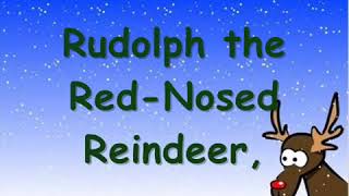 Rudolph the Red Nosed Reindeer with Lyrics [upl. by Apollus126]