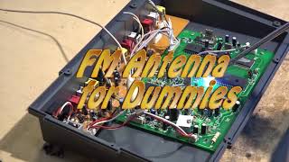 Build an indoor FM antenna for 75 ohm coax input [upl. by Amikay]