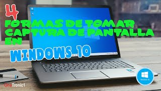 4 formas de tomar captura de pantalla en windows 10 PC  Laptop [upl. by Leunamnauj449]