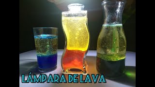 Experimento Lámpara de lava [upl. by Arannahs162]