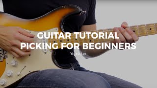 Guitar Tutorial  Picking For Beginners [upl. by Anelliw]