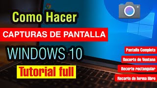 Cómo hacer una Captura de Pantalla en pc Windows 10 [upl. by Fennelly960]