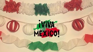 DIY GUIRNALDAS PARA FIESTAS PATRIAS  DECORACION 15 DE SEPTIEMBRE [upl. by Hanikehs534]