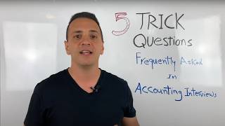 5 Trick Questions Frequently Asked in Accounting Job Interviews [upl. by Anahsat]