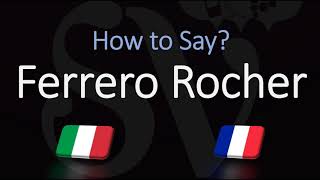 How to Pronounce Ferrero Rocher CORRECTLY ItalianFrench Pronunciation [upl. by Eitnom]