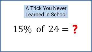 How to calculate percentages in your head [upl. by Weksler]