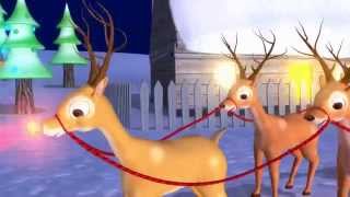 Rudolph The Red Nosed Reindeer  Popular English Christmas Carols For Kids [upl. by Leinaj]