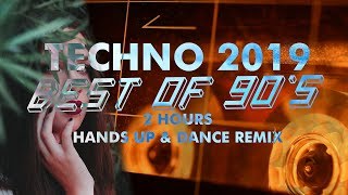 Best of 90s Techno 2 HOURS Mix  Oldschool Hands Up amp Dance Remix 1 [upl. by Lehcor]