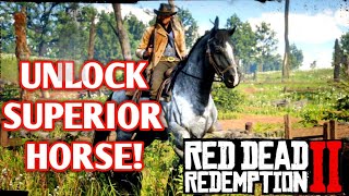 UNLOCK SUPERIOR HORSE CHEATS amp CODE Red Dead Redemption 2 [upl. by Nortna838]