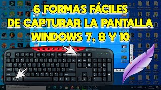 💻 Cómo Hacer CAPTURA DE PANTALLA en PC  6 Formas para Hacer SCREENSHOT en PC  Windows 7 8 y 10 ✅ [upl. by Laroy]