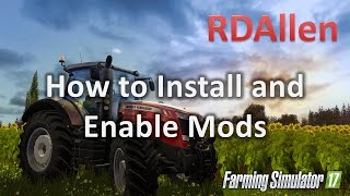 Farming Simulator 17  Place Anywhere Mod quotMod Reviewquot [upl. by Annalee]