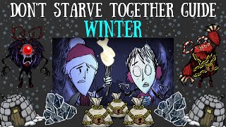 Dont Starve Together Guide Winter Beginners Guide From Day 1 To Winter [upl. by Tierza912]