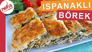 Sodalı Ispanaklı Tepsi Böreği  En pratik ıspanaklı börek yapımı [upl. by Lai]