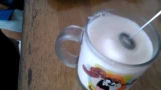 Aerolatte Review Frothing Cold Milk In Under 1 Minute [upl. by Lamprey]