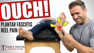 HEEL PAIN  GONE How To Treat Plantar Fasciitis At Home [upl. by Johnette351]