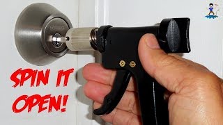 How To Spin Open a Deadbolt Lock [upl. by Seuqram510]